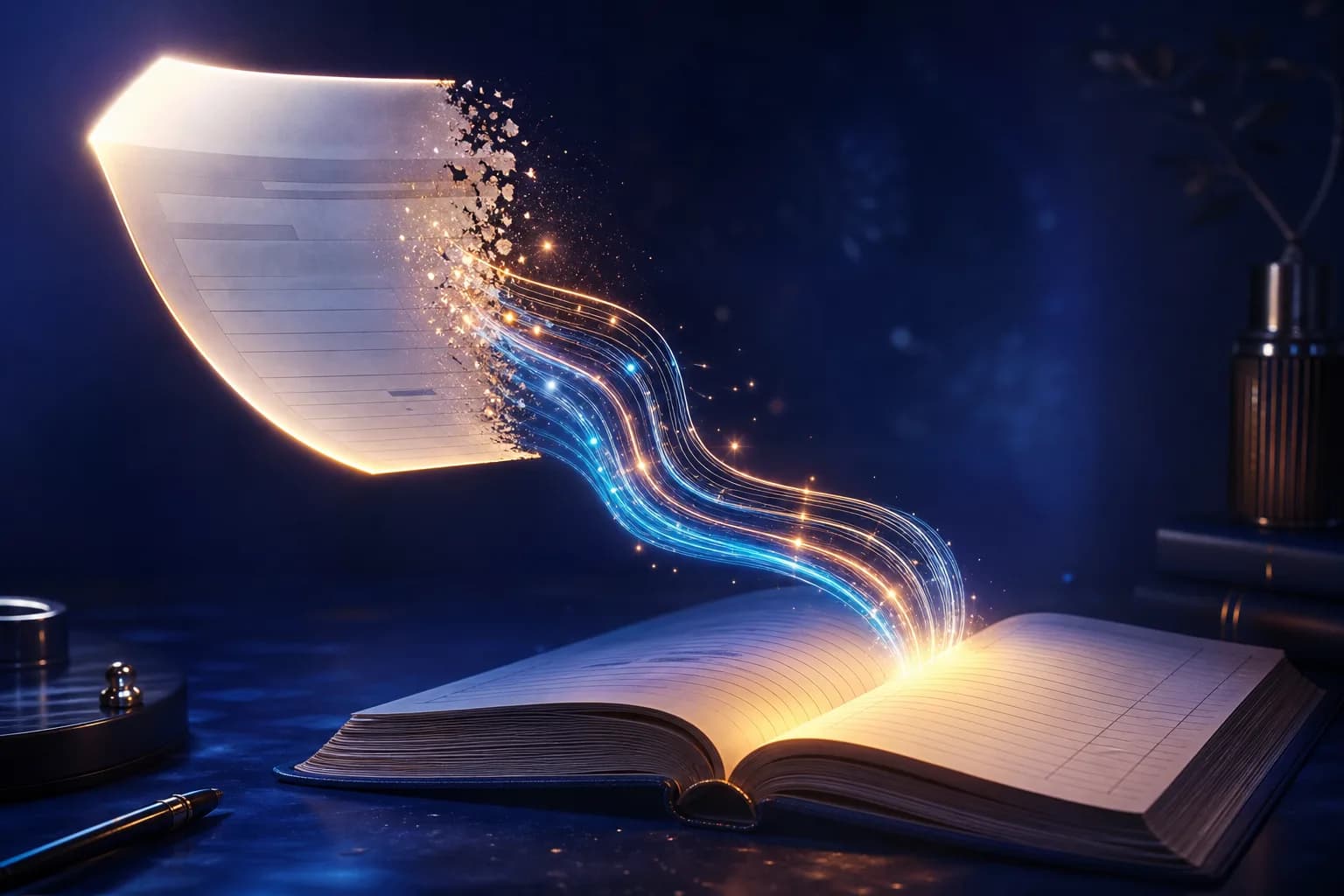 FlowParse converting a PDF bank statement into a file that imports into FreshBooks