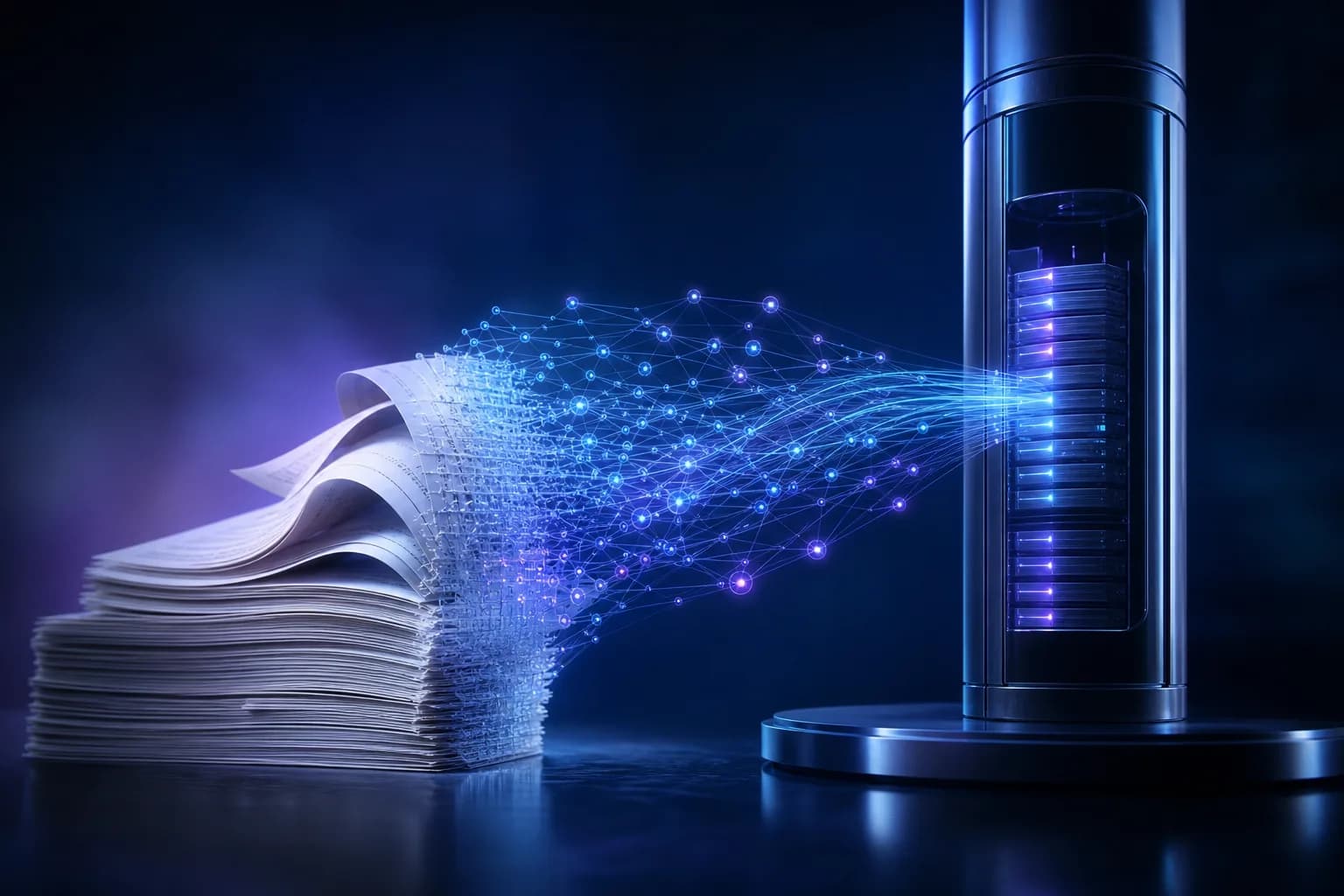 FlowParse converting a PDF bank statement into a file that imports into NetSuite
