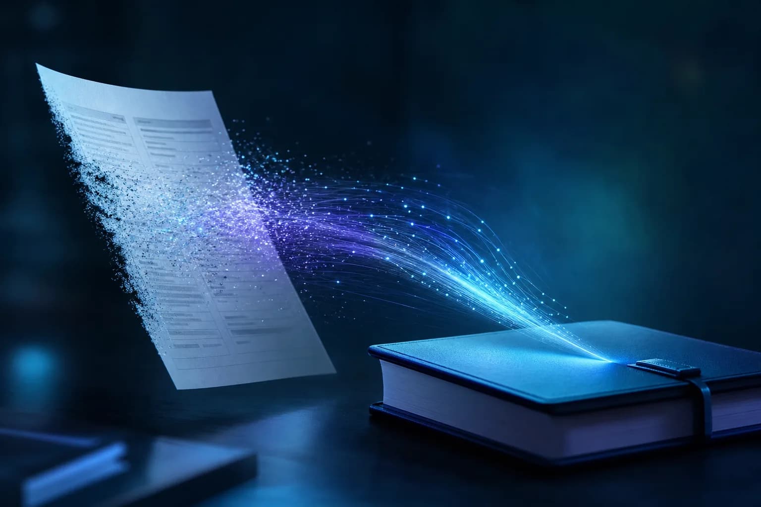 FlowParse converting a PDF bank statement into a file that imports into Pennylane