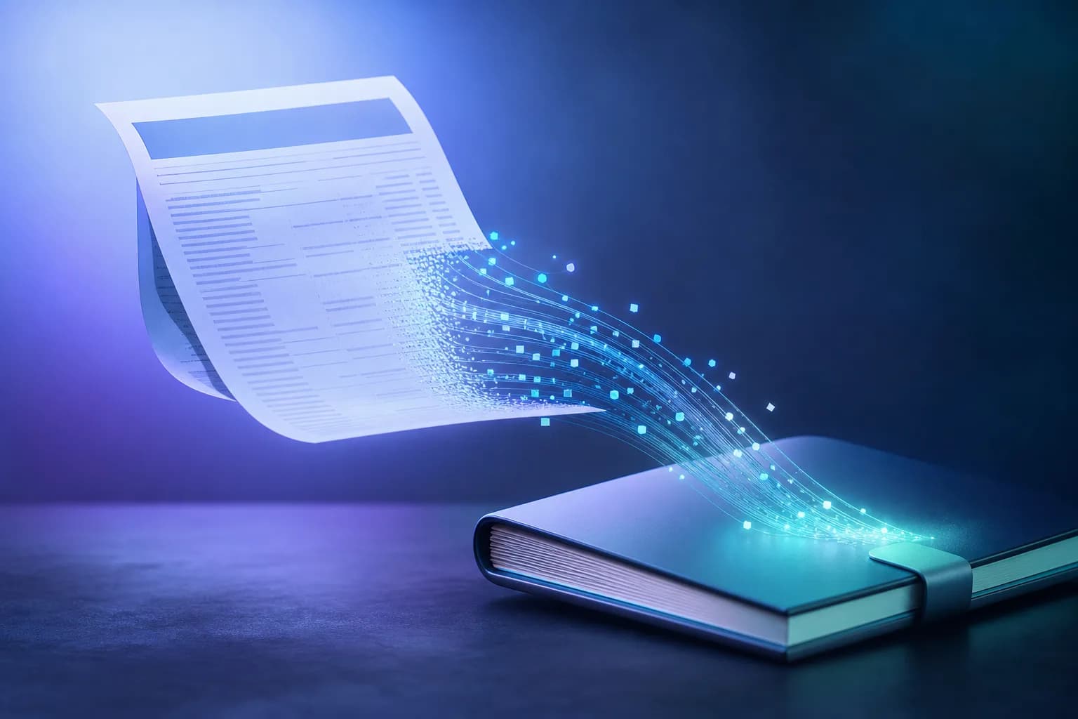 FlowParse converting a PDF bank statement into a file that imports into Tiime