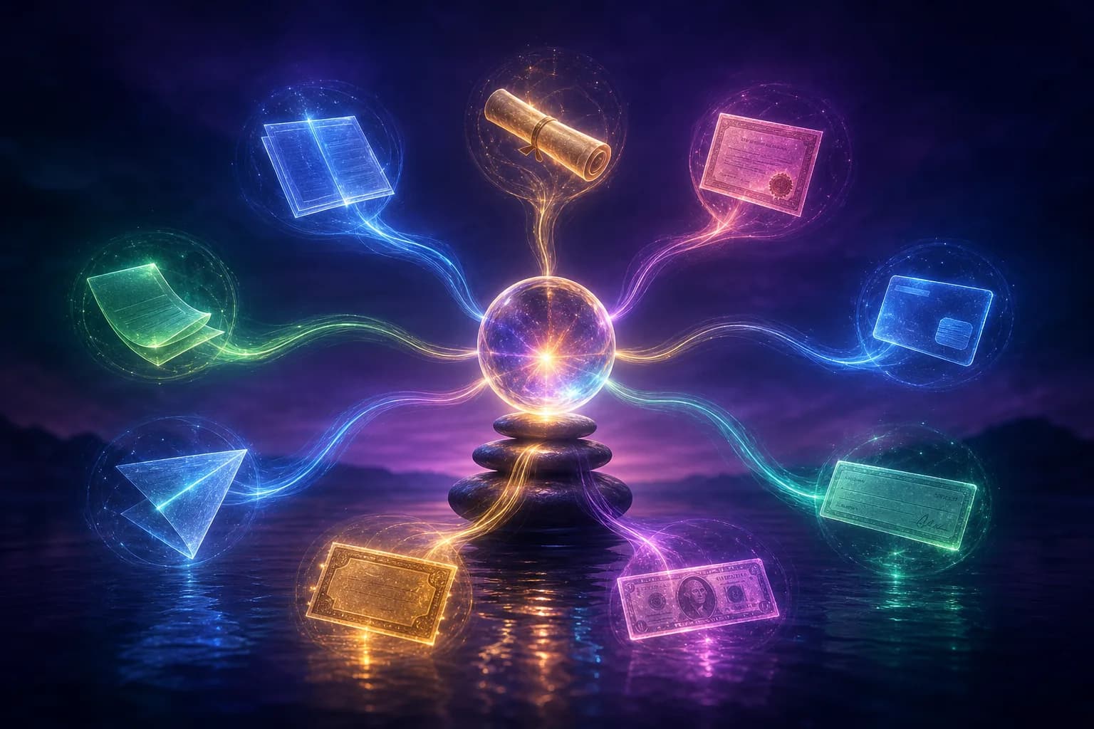 Eight real-world treasury platform scenarios resolving into structured cash-position data
