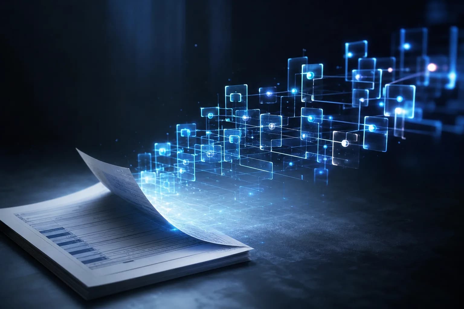 A PDF bank statement transformed into structured JSON for developers