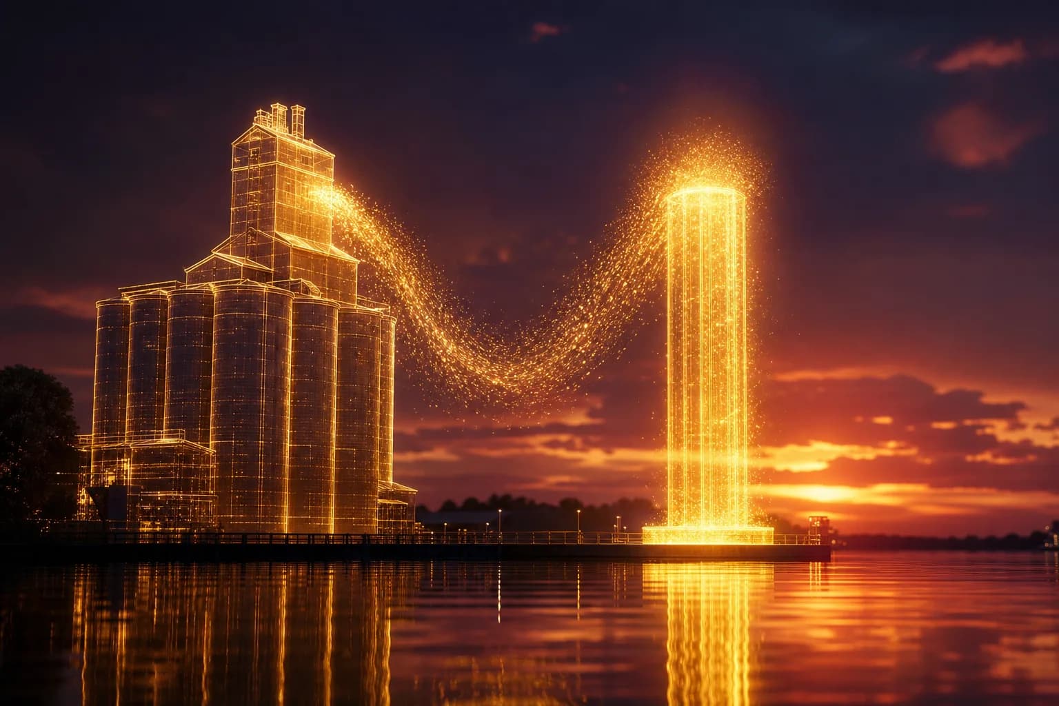 A grain elevator settlement statement resolving into a verified ledger figure