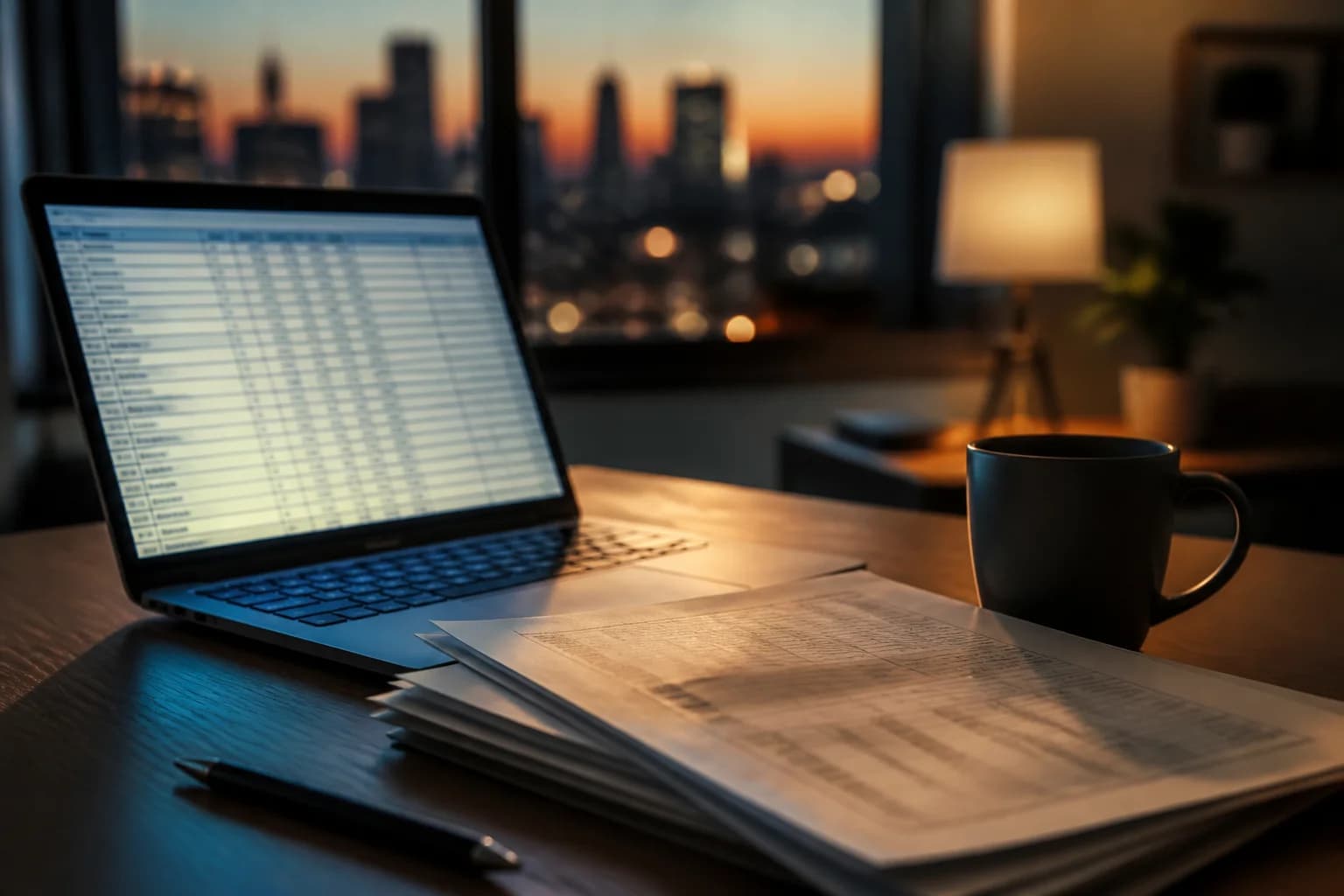 A bank statement's daily debits read automatically into structured loan ledger data