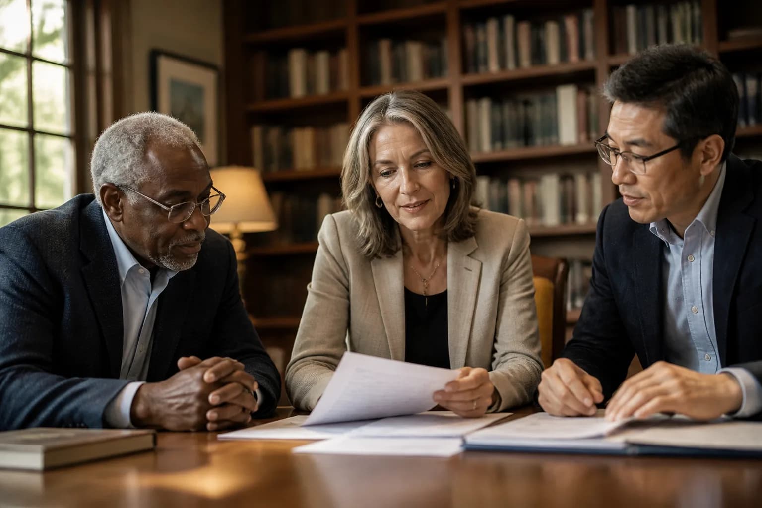 Investment custodian statements and gift agreements read and organized by fund for a nonprofit endowment