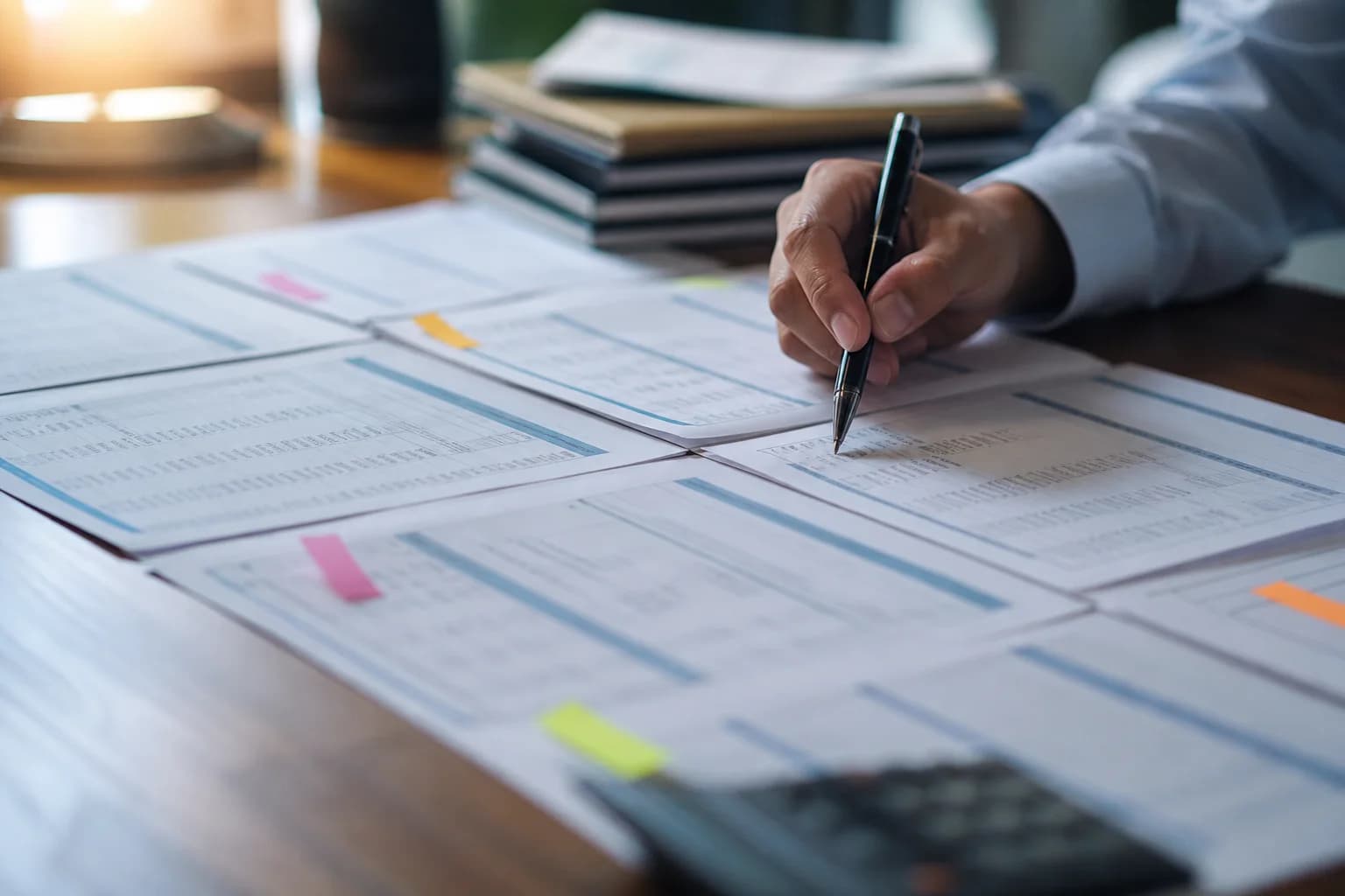 Nine steps from a stacked bank statement to a documented, source-backed debt schedule