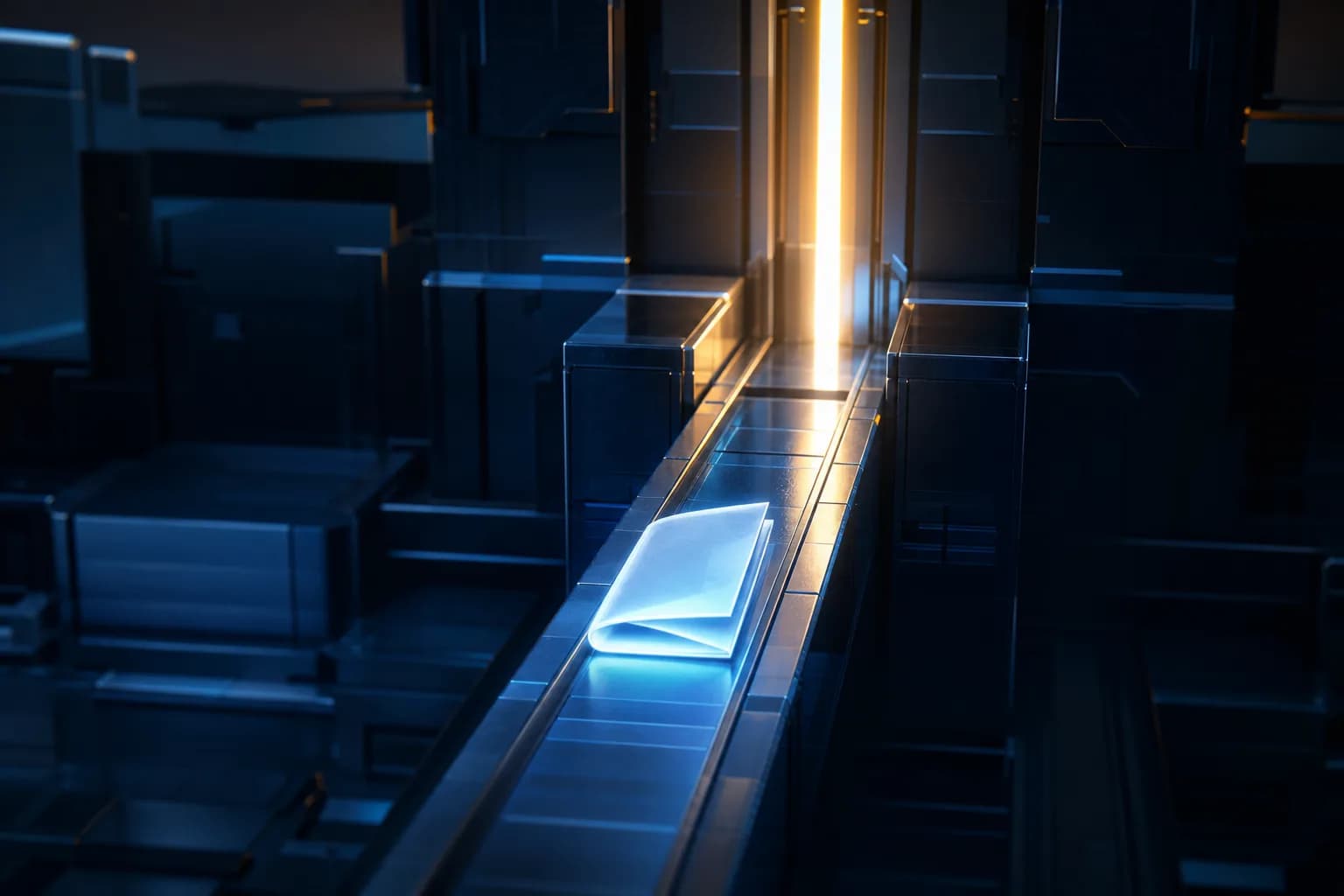 A Power Automate flow moving finance documents into structured Microsoft 365 data