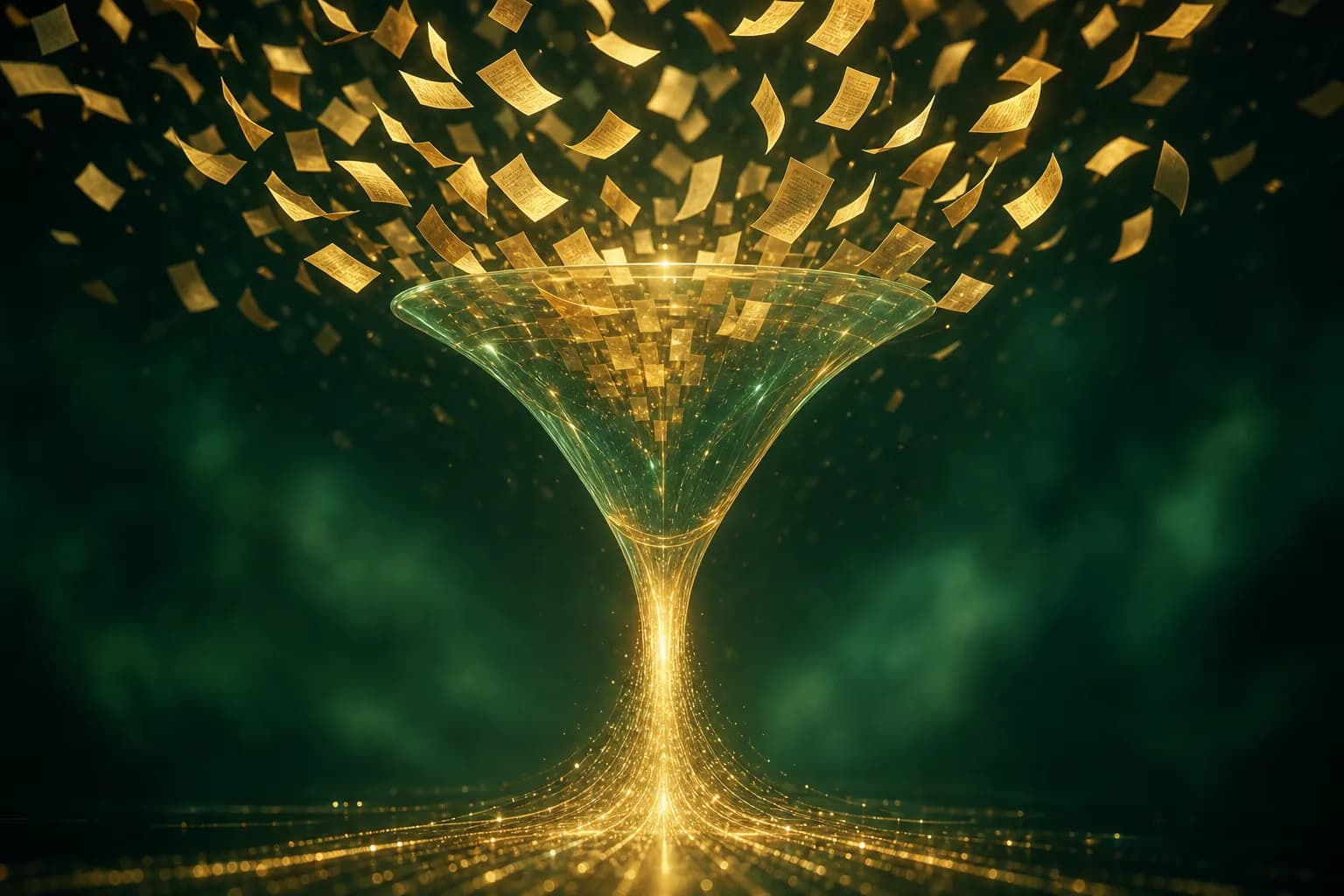 A high volume of PDF statements ingested into structured, balance-checked cash-visibility data
