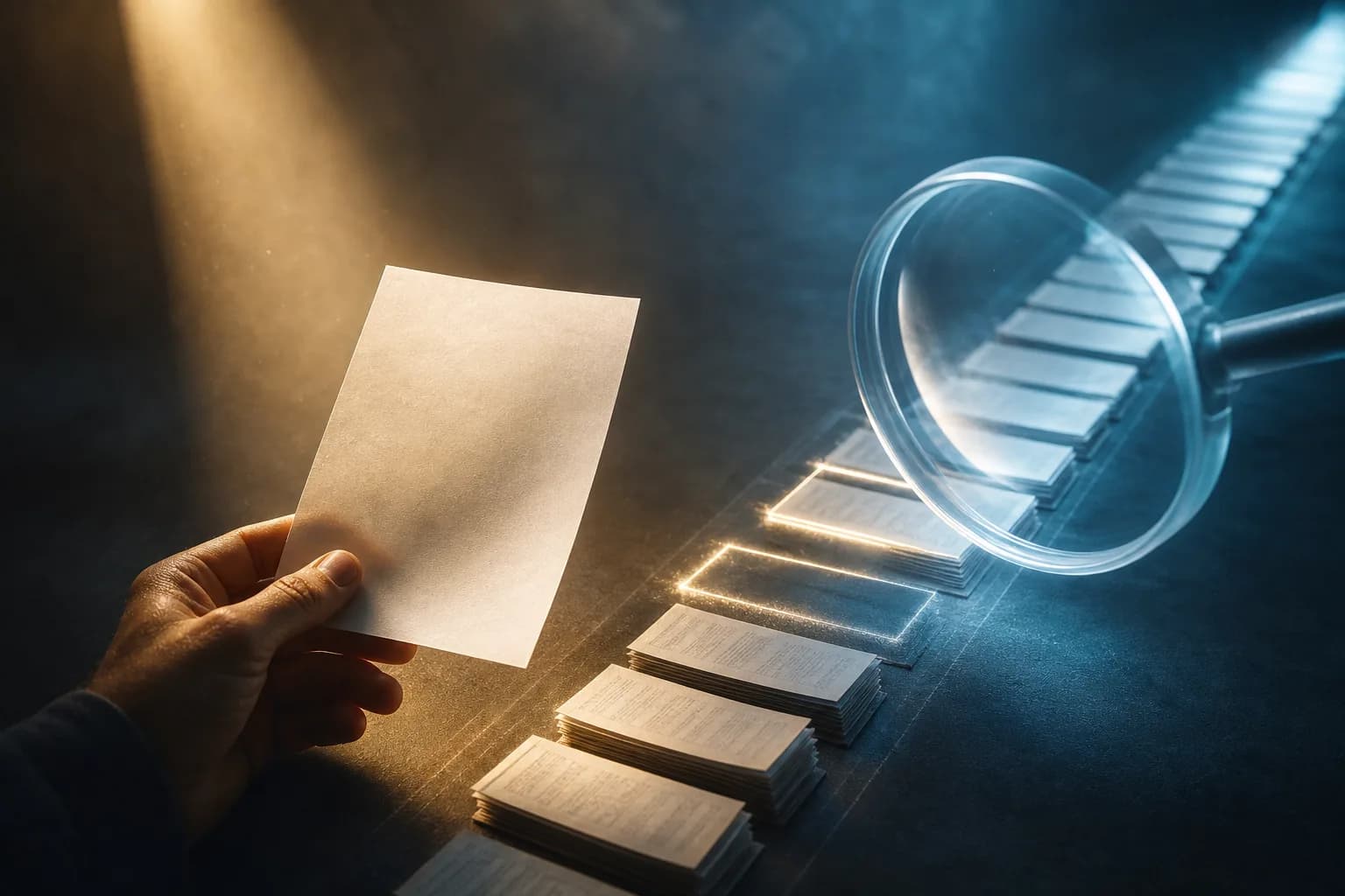Bank statements being prepared as the working data behind a VAT return