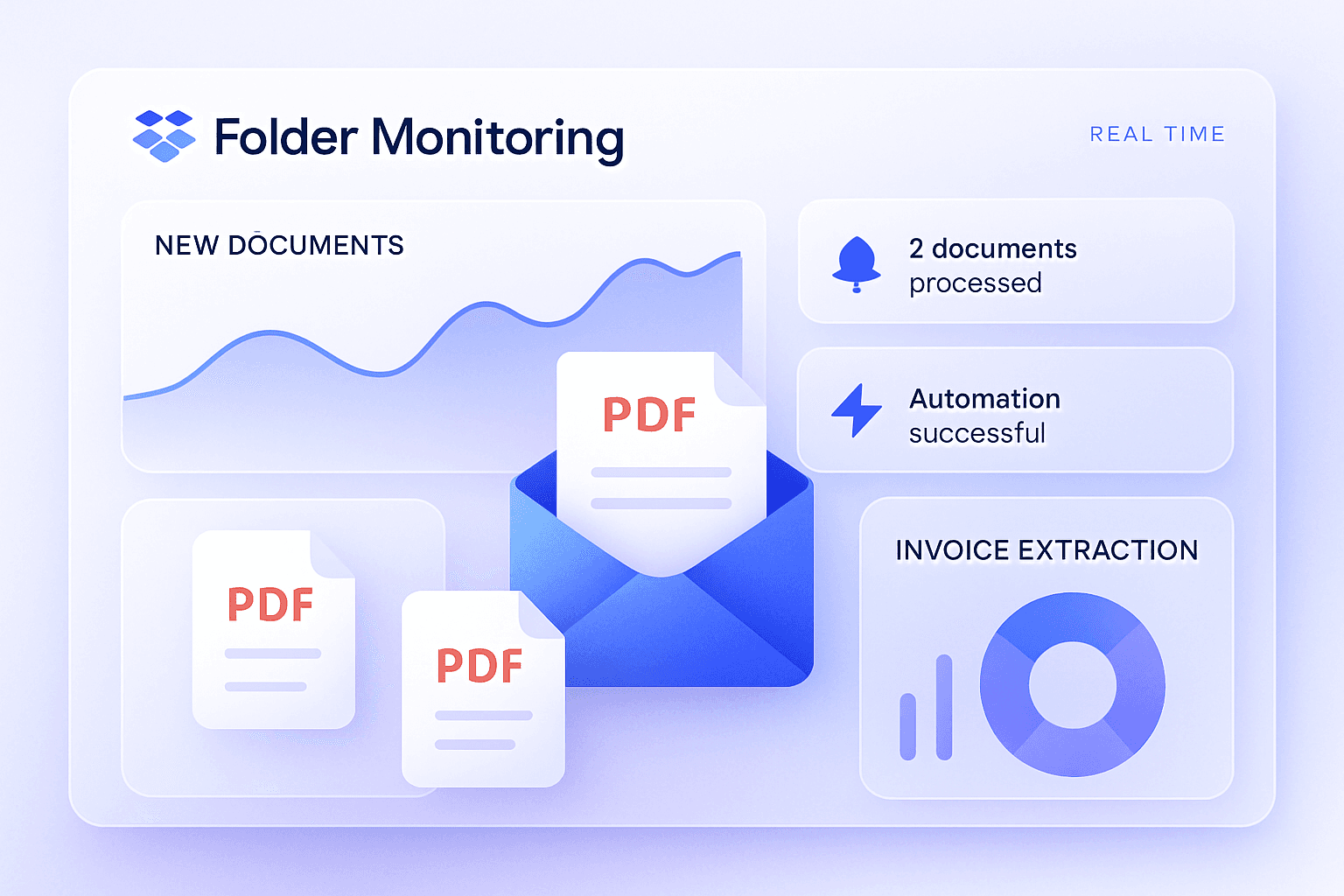 Dropbox files detected and processed by AI