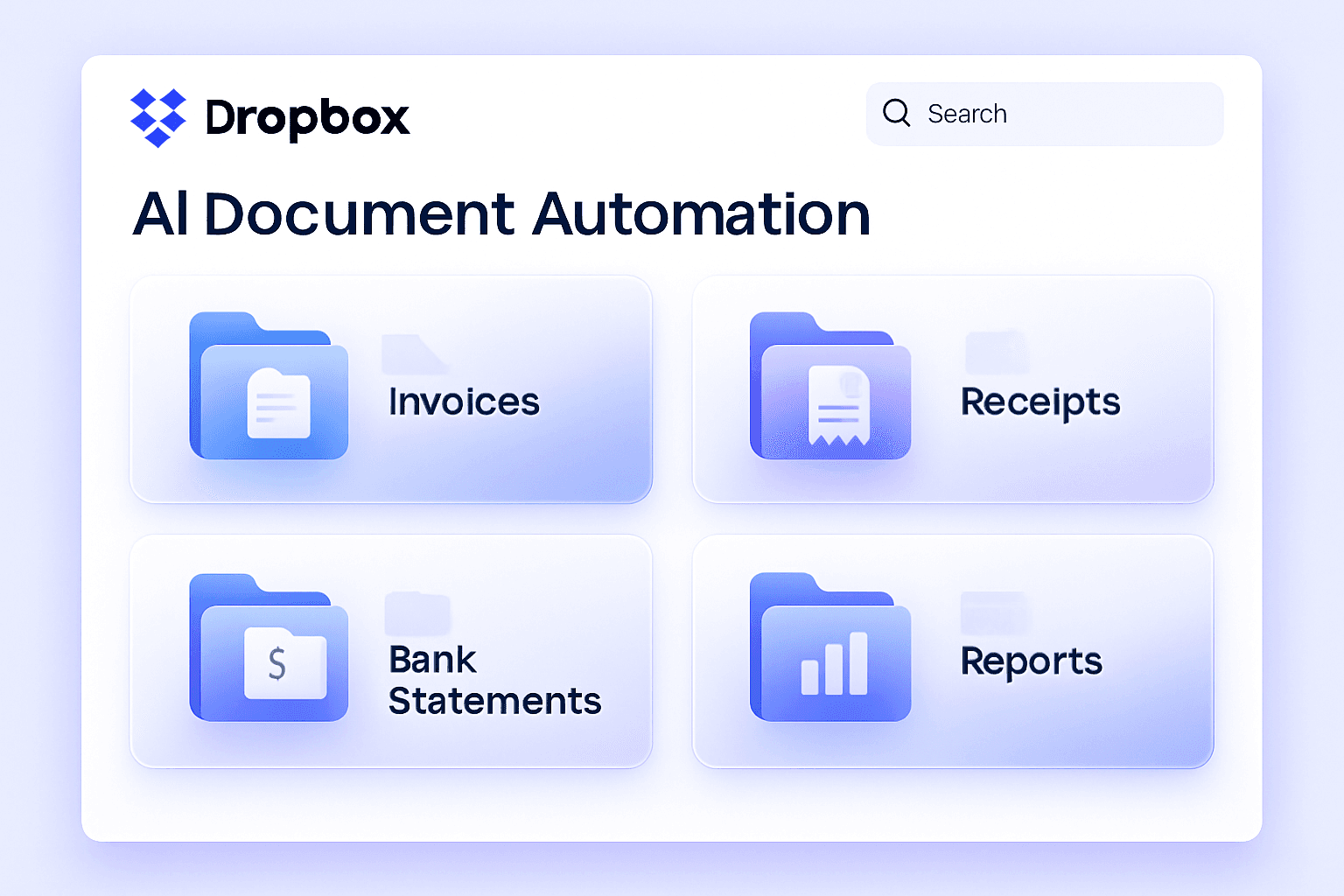 Selecting Dropbox folders to process