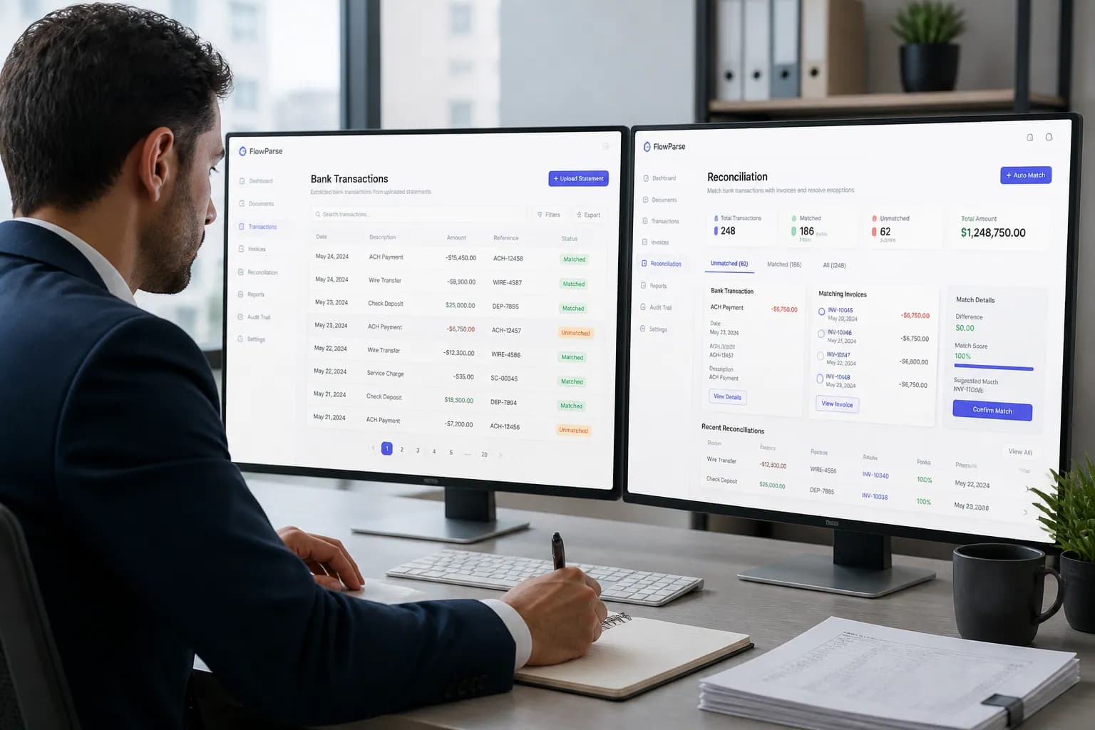 Real-world accountants scenarios with FlowParse AI
